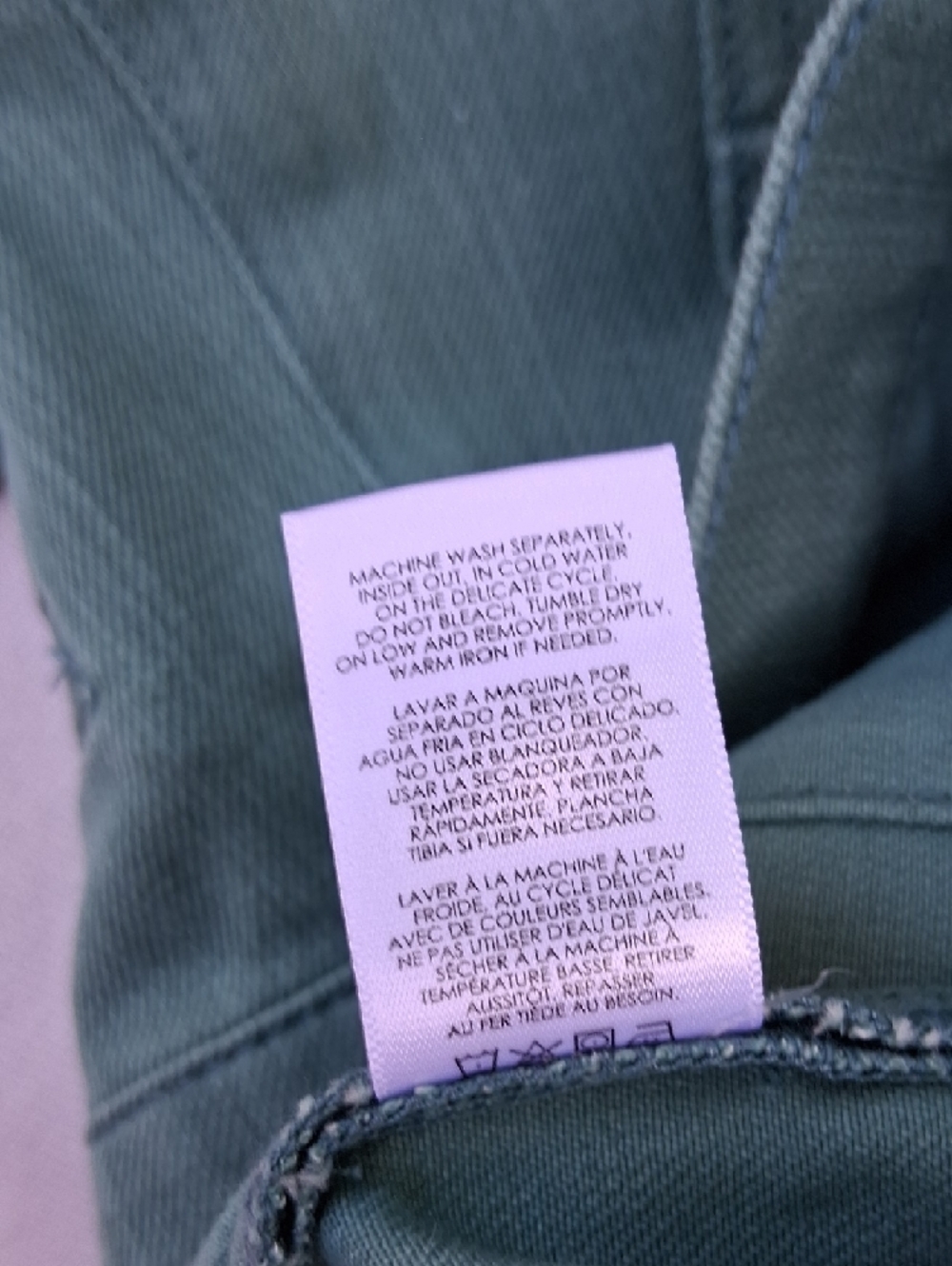 CAbi Teal-Green Straight-Leg Jeans - Picture 10 of 16